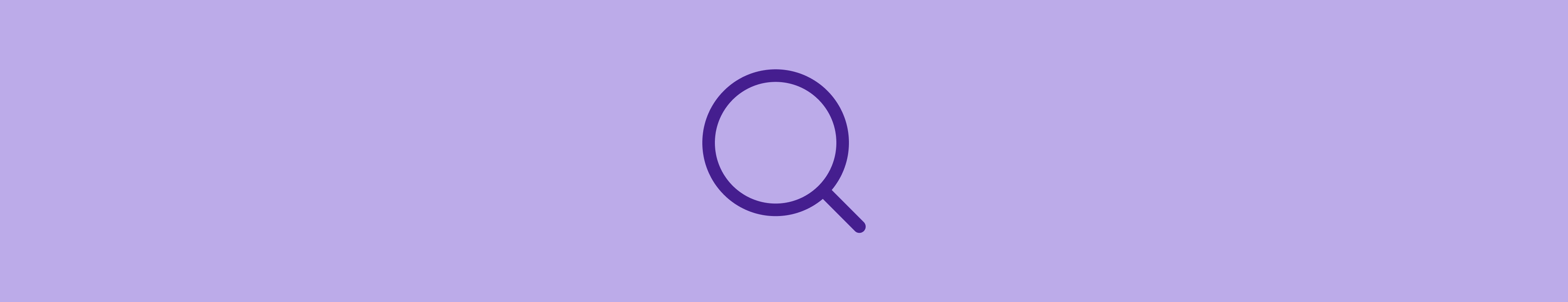 visuel d'un picto loupe sur fond violet